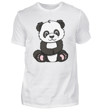 Lustiger Panda Pandabär Grafik Motiv