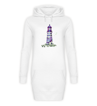 Leuchtturm Norddeutsch · Hoodie Kleid