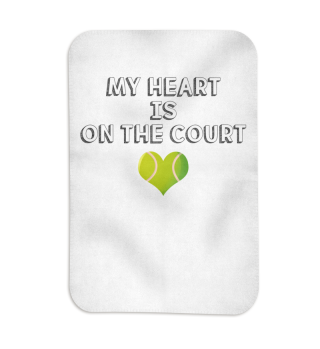 Mein Herz ist auf dem Platz Tennis