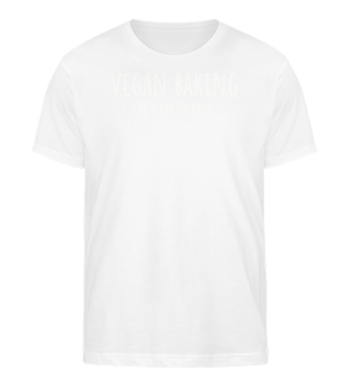 Herren Vegan Baking Therapy T-Shirt für alle Back-Fans. Entweder selbst tragen oder zum Verschenken!