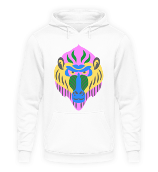  Colorful Monkey Face T-Shir