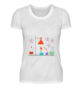 Nerd Scientist Lehrer Student Atom