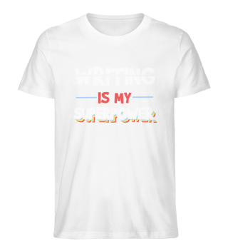 Writing Is My Superpower Motiv für einen