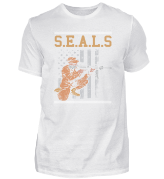 S.E.A.L.S Retro Patriotic U.S NAVY Seals