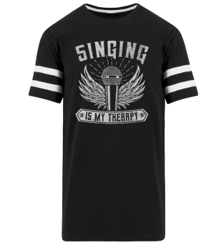 Singing is my Therapy / Music Party Shirt Design