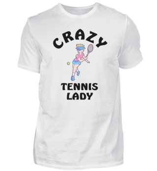 Crazy Tennis Lady