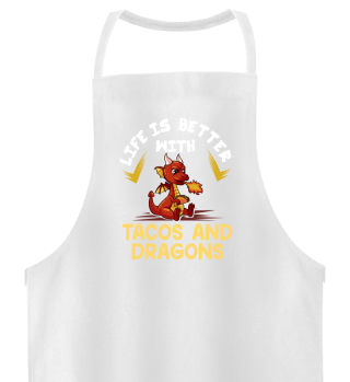 Dragons Tacos Gift Women Men Kids