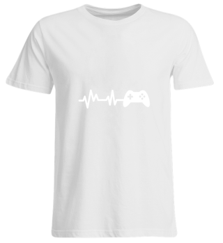 Gamers Shirt - Videogames - Heartbeat