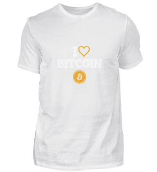Bitcoin I love cryptocurrency BTC tradin