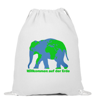 Willkommen auf Erde Shirt mit Elefanten
