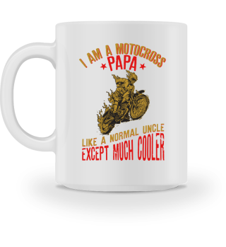I Am A Motocross Papa Funny Gift For Men and Grandpas