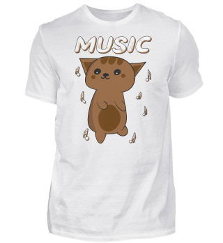 Tanzende Katze mit Musik
