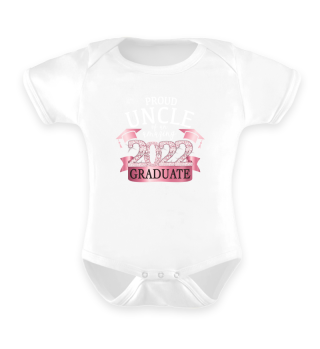 Proud Uncle Of An Amazing Senior of 2022 Classy Stunning Rose Diamond Themed Apparel