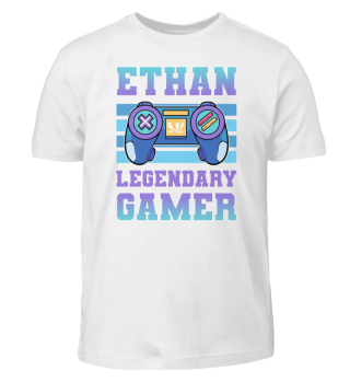 Ethan Legendary Gamer - Personalized Name Gift