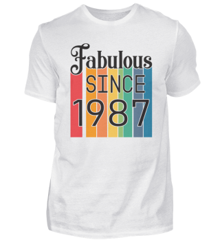 Vintage Fabulous Since 1987 - Birthday