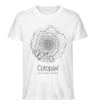 Cotopaxi | Landkarte Topografie Design