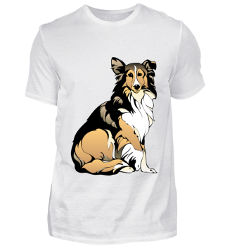 T-Shirt with nice Collie pressure
