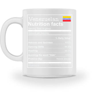 Venezuelan Nutrition Facts