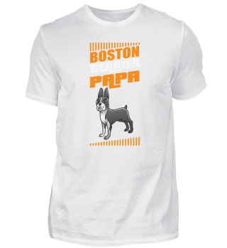 Boston Terrier Papa Hundebesitzer