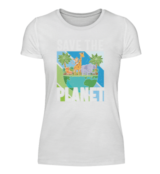 Save The Planet Vintage Retro