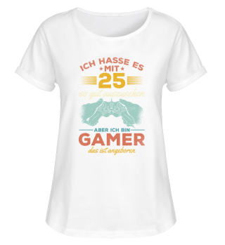 Gamer 25 Jahre Geburtstag Zocken Video