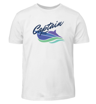 Captain t-shirt for motorboat drivers