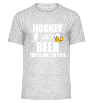 Hockey und Bier darum bin ich hier 