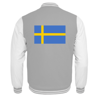 Schweden Flagge und Schriftzug (hinten)