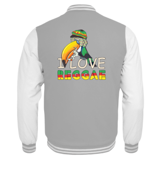 I love Reggae with Parrot / Funny Music feeling design