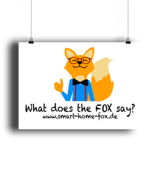 Smart Home Fox Poster
