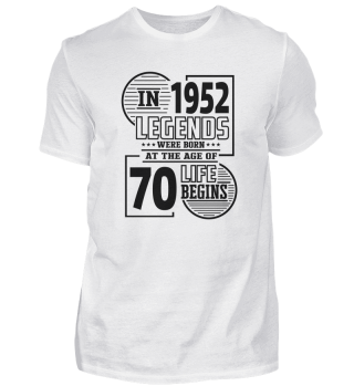 1952 wurden Legenden geboren 70.