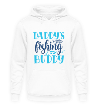 Daddy's Fishing Buddy Cute Kids Blue Hobby