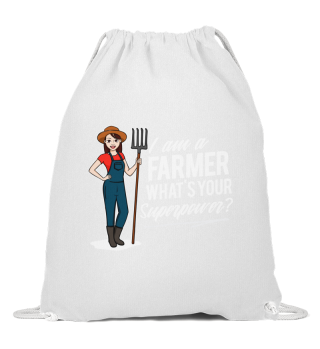 D001-0462A Female Farmer Landwirtin - Wh