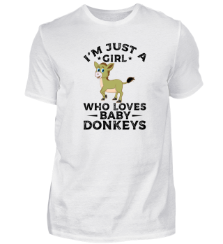 Baby Donkey Cute Animal Shirt Gift