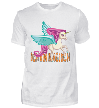 Ich bin Magisch, süßes Einhorn Fliegende Unicorn T-Shirt für Mädel, Geburtstagsgeschenk