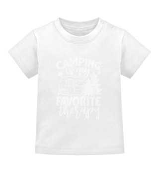 Camping Is My Favorite Therapy Funny Camper Saying