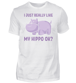 Ich mag mein Nilpferd einfach wirklich, ok? Lustiges Hippopotamus-Tier.