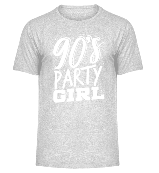 90er Feier Mädchen. 90s Party Girl