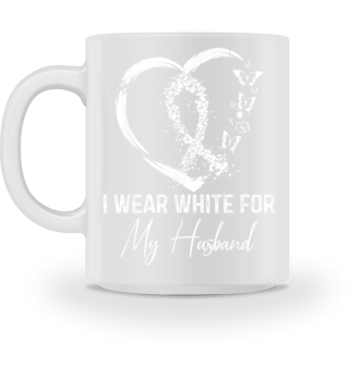 I Wear White For My Husband Lung Cancer