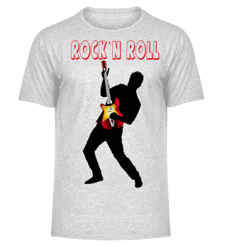 Rock`n Roll - Mann mit Gitarre