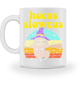 Hocus Slowcus Witch Sloth Retro