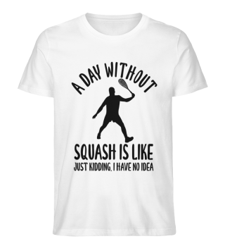 Squash addicted player racket