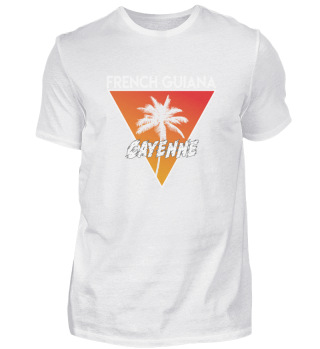 Französisch-Guayana mit Hauptstadt