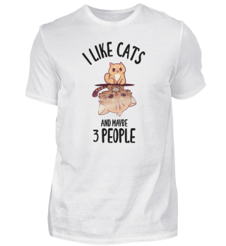I Like Cats And Maybe 3 People