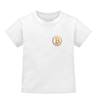 Bitcoin BTC Logo Gold