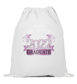 Proud Big Sister Of An Amazing 2022 Graduate Classy Stunning Purple Diamond Themed Apparel