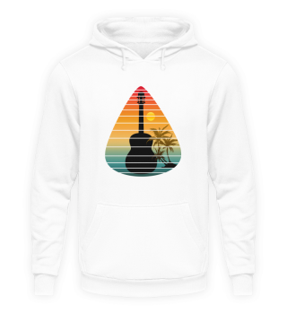 guitar pick sunset