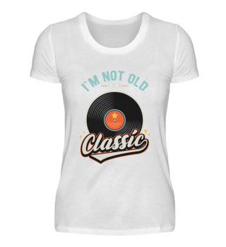 I am Classic / Retro Vinyl Music Shirt