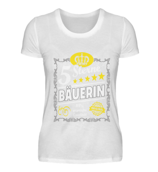 Bäuerin T-Shirt Geschenk Sport Lustiger 