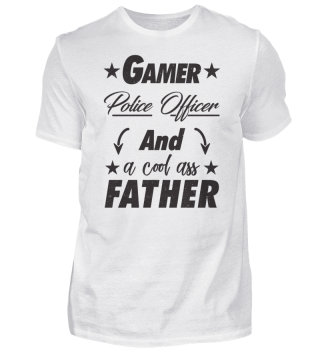 Gamer Police Officer Father